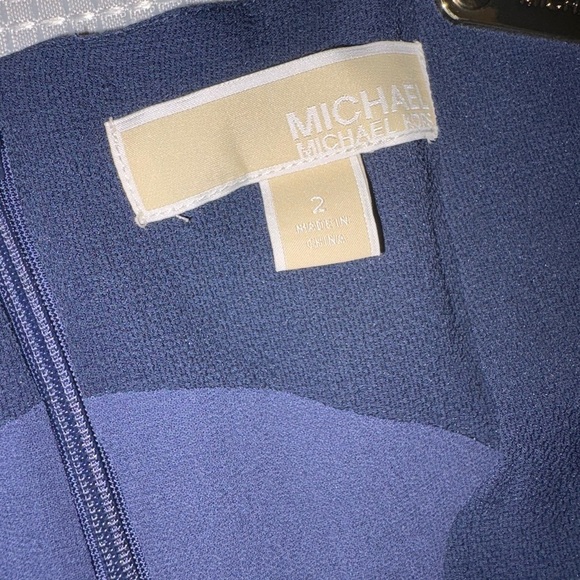 Michael Michael Kors Navy Sleeveless Belted Wide-Leg Jumpsuit Women’s Size 2 - Picture 5 of 12